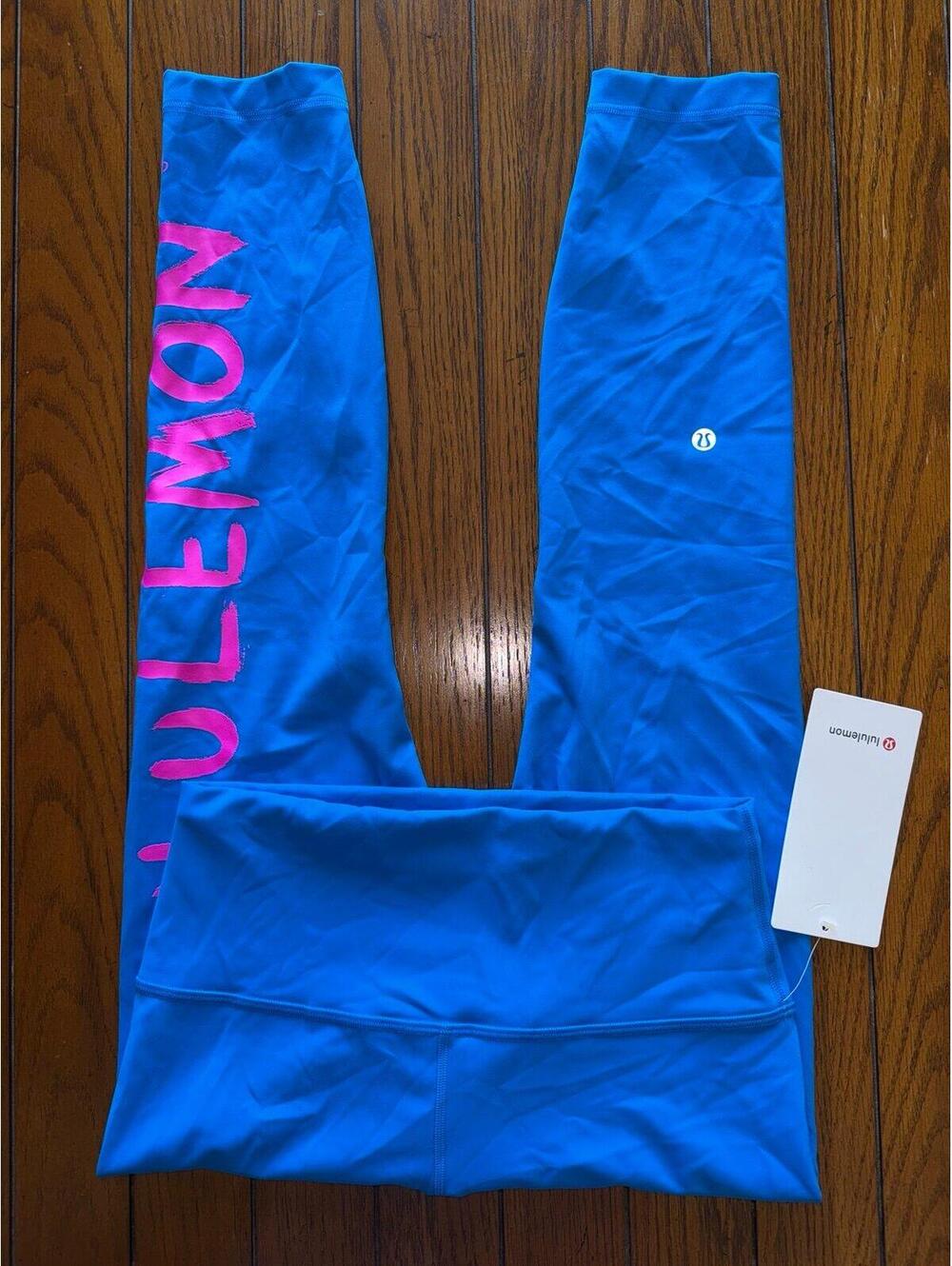 Lululemon Wunder Train High Rise 25” Poolside, Ed Curtis, Size 8 NWT